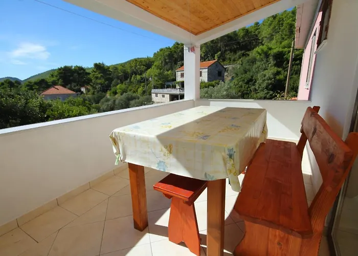 Family-friendly With Swimming Pool Smokvica, Korcula - 9161 公寓